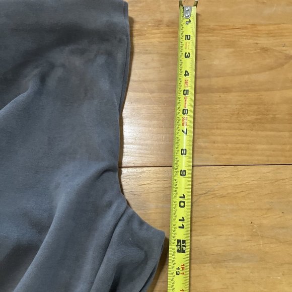 ERIC Taupe Faux Suede Stretchy Leggings Women’s Sz 10 - Picture 6 of 10